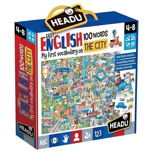 Easy English 100 Words City - 12