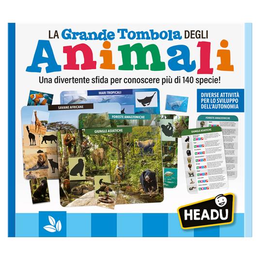 La Grande Tombola degli Animali - Headu - S.T.E.M. - Scientifici -  Giocattoli