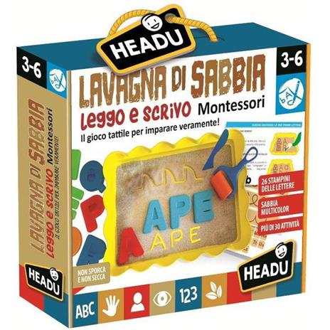 Lavagna di Sabbia Leggo e Scrivo Montessori - 5