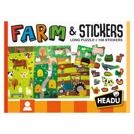 Puzzle + Stickers The Farm - 5