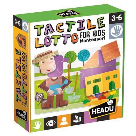 Tactile Lotto for Kids Montessori