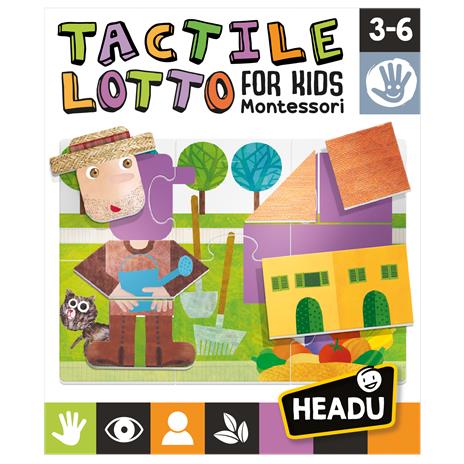 Tactile Lotto for Kids Montessori - 4