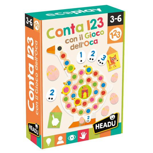 Conta 123 con il Gioco dell'Oca - Headu - Ecoplay - Matematica - Giocattoli  | IBS