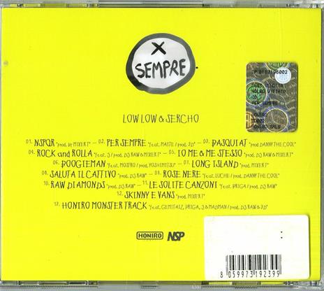 Per sempre - CD Audio di LowLow,Sercho - 2