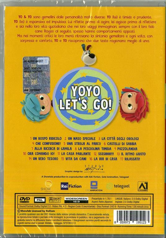 Yo Yo Let's Go! Vol.1 (DVD) di Stefania Gallo,Ernesto Paganoni - DVD - 2