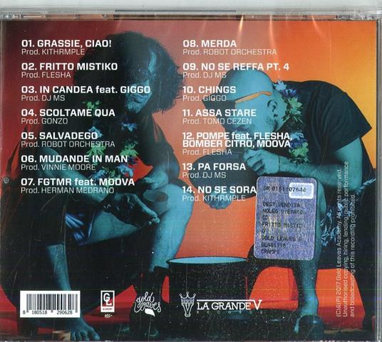 Fritto mistiko (feat. Kalibro) - CD Audio di Herman Medrano - 2
