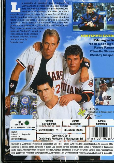 Major League. La squadra più scassata della lega (DVD) di David S. Ward - DVD - 2