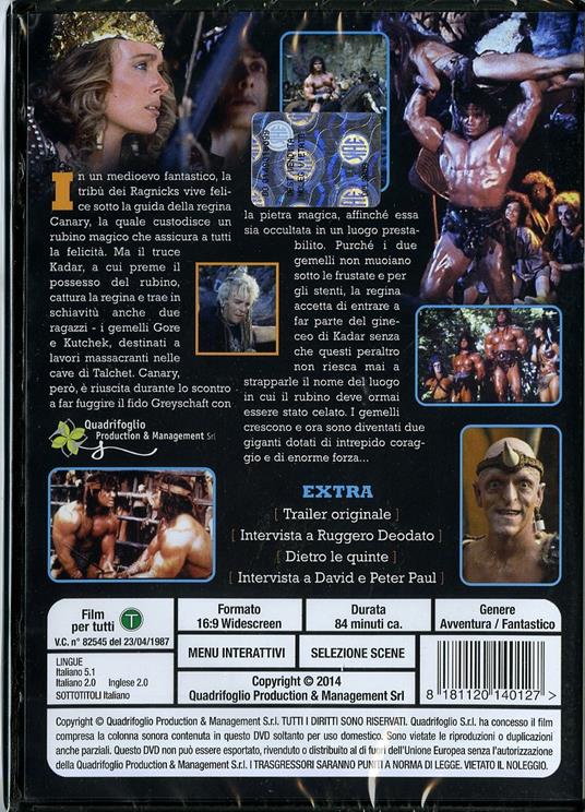 The Barbarians (DVD) di Ruggero Deodato - DVD - 2