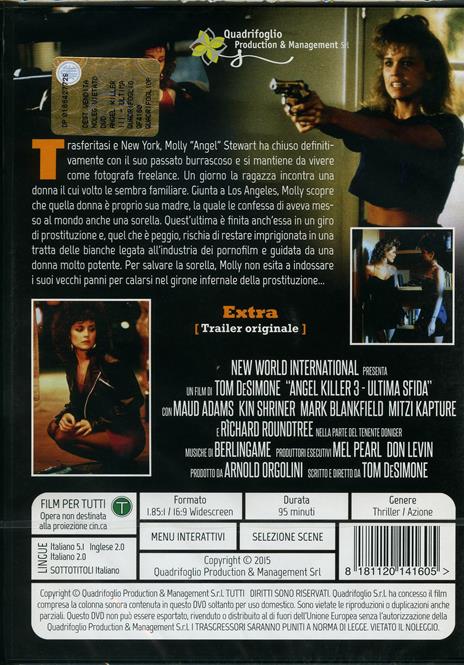 Angel Killer III: l'ultima sfida (DVD) di Tom Desimone - DVD - 2