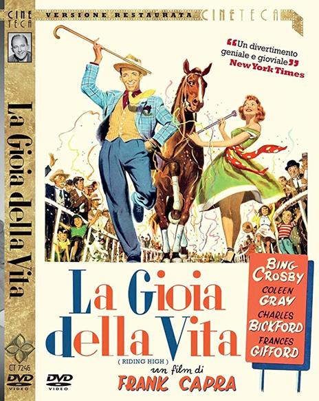 La gioia della vita. Versione Restaurata. Collana cineteca (DVD) di Frank Capra - DVD