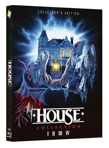 House Collection (Special Limited Edition Slipcase 4 Blu-ray+4 Cards) di Lewis Abernathy,David Blyth,James Isaac