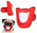 Gioco Da Mordere Per Cani Smile Con Suono In Gomma Naturale Dentiera Per Cani