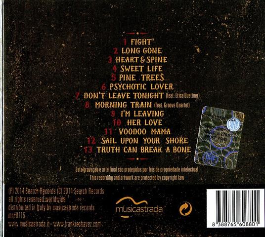 Heart & Spine - CD Audio di Frankie Chavez - 2