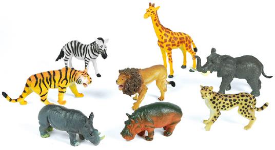 Animali dello zoo grandi - set 32 pz