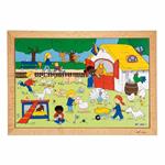 Puzzle Tempo Libero Bambini Fattoria