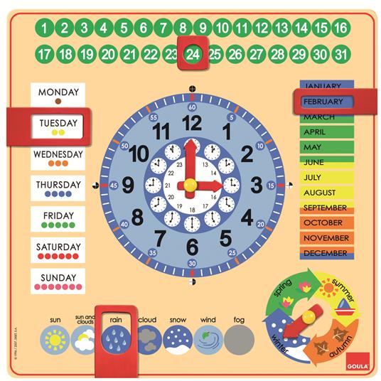 Orologio Calendario Inglese - 3