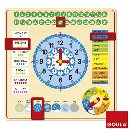 Orologio Calendario Inglese - 4