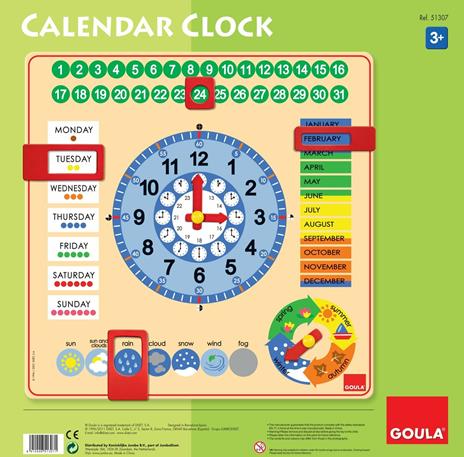 Orologio Calendario Inglese - 10