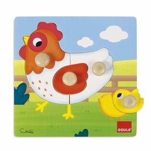 Puzzle Goula Gallina e Pulcino - 3