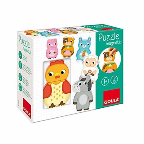 Puzzle Magnetico Animali Fattoria. Goula 455245