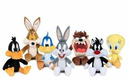 Play by Play Looney Tunes - Peluches Looney Tunes Sitting Calidad Super Soft (17/26cm, Bugs Bunny)