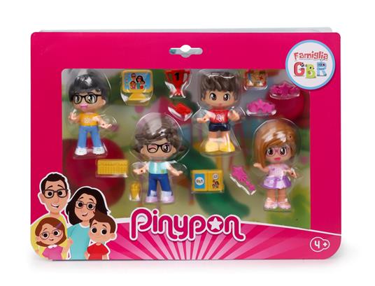 Pinypon Pack 4 Personaggi Famiglia Gbr - 2