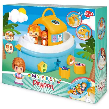 My First Pinypon Arca di Noe''  Piny Pon Nave Playset Noah''s Ark Multicolor