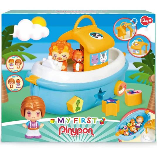 My First Pinypon Arca di Noe''  Piny Pon Nave Playset Noah''s Ark Multicolor - 2