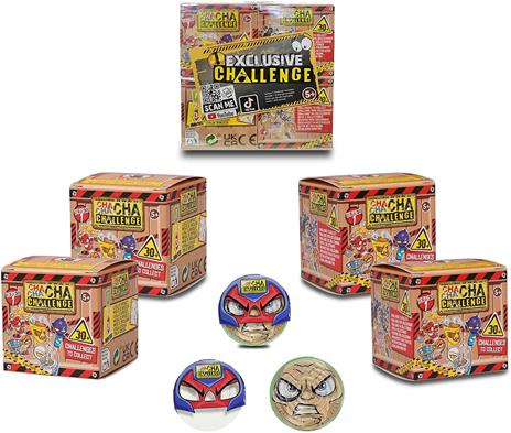 CHACHACHA CHALLENGE, Challenge, set di 4 pezzi, giochi per allensione/defi, con accessori per gli allenamenti, giocattolo per bambini a partire dai 5 anni, CHA03