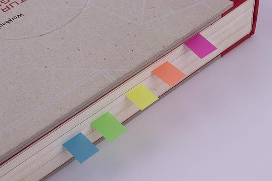 APLI - Ricordi autoadesivi, colori fluorescenti Assortimento di pellicole, fluorescente 45 x 12 mm - 4