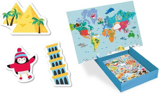 Apli kids - Gioco Magnetico Mappamondo - Apli Kids - Giochi di abilità -  Giocattoli