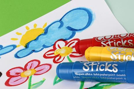 APLI Kids 17539 - Color Sticks Tessile 6 g - 6