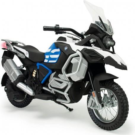 Moto Elettrica Per Bambini Bmw 1250 Gs Adventure 24 V Acceleratore Manuale, Ruote Gonfiabili Inj 65024