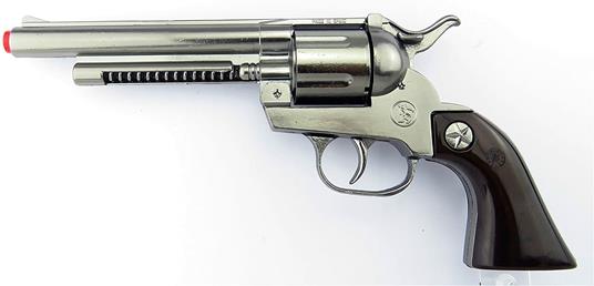 Pistola In Metallo Con MUnizioni 12 Colpi Revolver Cowboy West