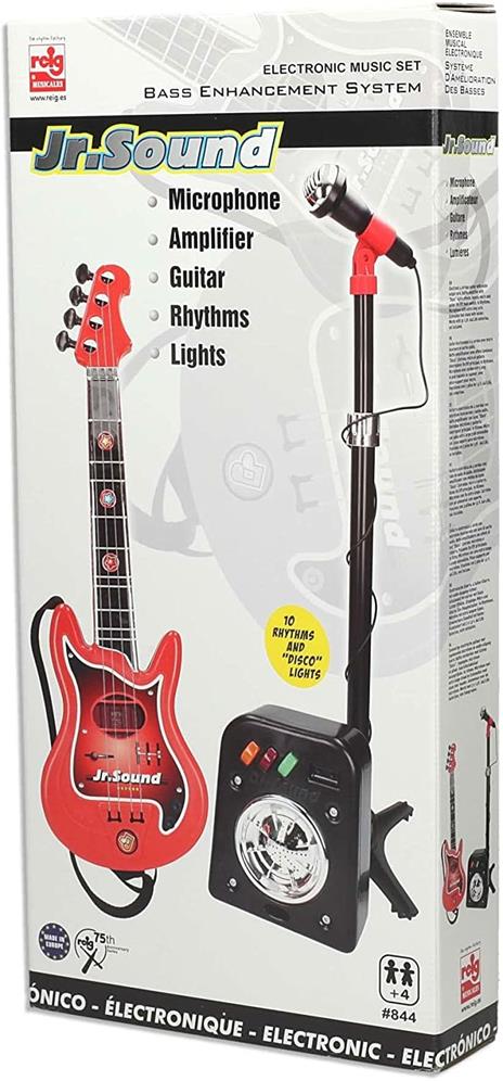 Reig 844 - Flash Chitarra e Microfono con Amplificatore, Modelli/Colori Assortiti, 1 Pezzo - 6