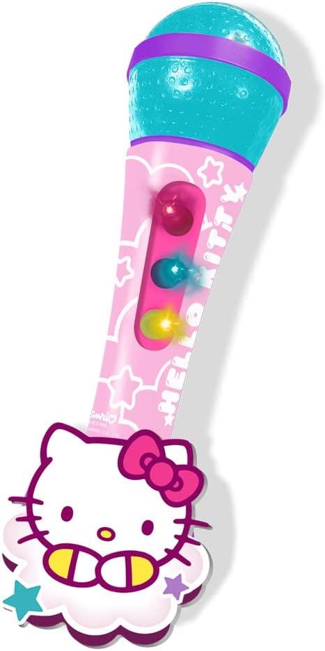 REIG Hello Kitty-Microfono a Mano con Amplificatore e Ritmo, 1501 - 4