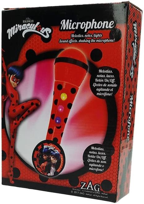 REIG Miraculous: Tales of Ladybug & Cat Noir Ladybug Microfono, 2681