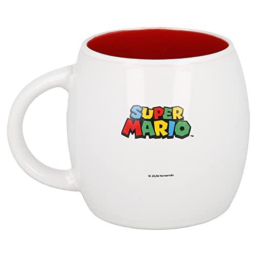 Stor Tazza in Ceramica Globe 380 ml Super Mario in Scatola Regalo, Nero,  Medio, Multicolore, Taglia Unica