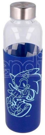 Sonic The Hedgehog Silicone Cover Bottiglia Di Vetro 585ml Stor