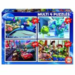 Multi 4 Puzzles 50-80-100-150 Pixar