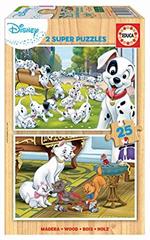 2X25 DISNEY ANIMALS CARICA 101+ARISTOGATTI