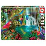 EDUCA Puzzle 1000 PAPPAGALLI TROPICALI