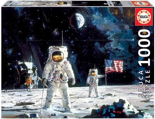 Puzzle da 1000 Pezzi - Il Primo Uomo sulla Luna