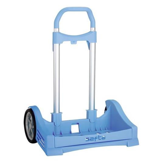 ZAINO TROLLEY SEVEN JACK 3 RUOTE - DRIPPED BOY AZZURRO