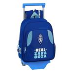 Trolley per la Scuola 705 Real Zaragoza Azzurro Azzurro Chiaro