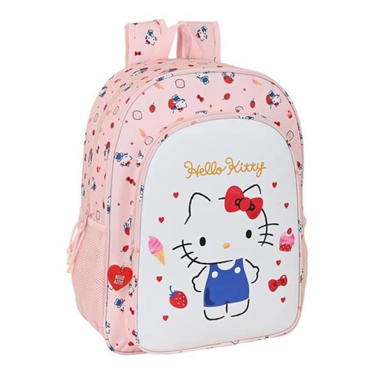 Zaino Scuola Hello Kitty Happiness girl Rosa Bianco (33 x 42 x 14 cm) -  Hello Kitty - Cartoleria e scuola | IBS