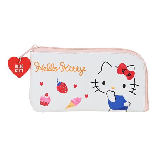 Astuccio Scuola Hello Kitty Happiness Girl Rosa Bianco (23 x 11 x 1 cm) - Hello  Kitty - Cartoleria e scuola | IBS