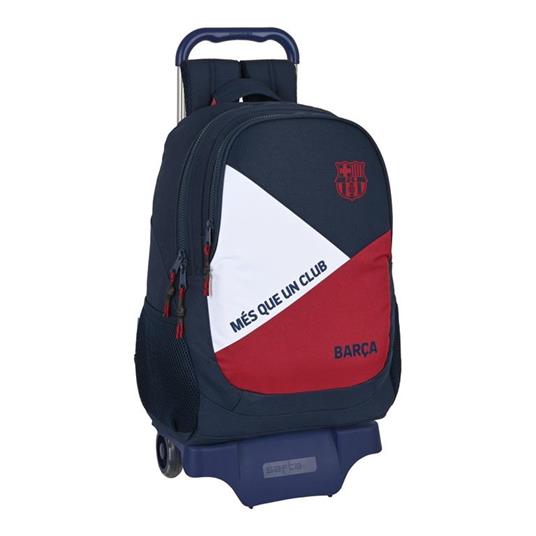 Trolley per la Scuola F.C. Barcelona Corporativa Azzurro Rosso Granato (32 x 44 x 16 cm)