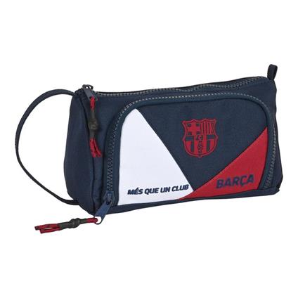 Astuccio Scuola F.C. Barcelona Azzurro Rosso Granato (20 x 11 x 8.5 cm)