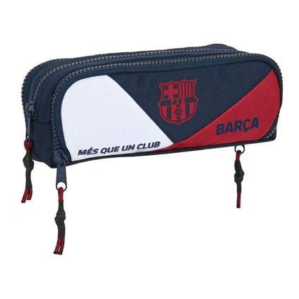 Astuccio Scuola F.C. Barcelona Azzurro Rosso Granato (21 x 8 x 8 cm)